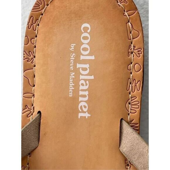 Steve Madden Cool Planet PLANET NATURAL MULTI Snake Reptile Print Flipflops Size - Picture 4 of 8